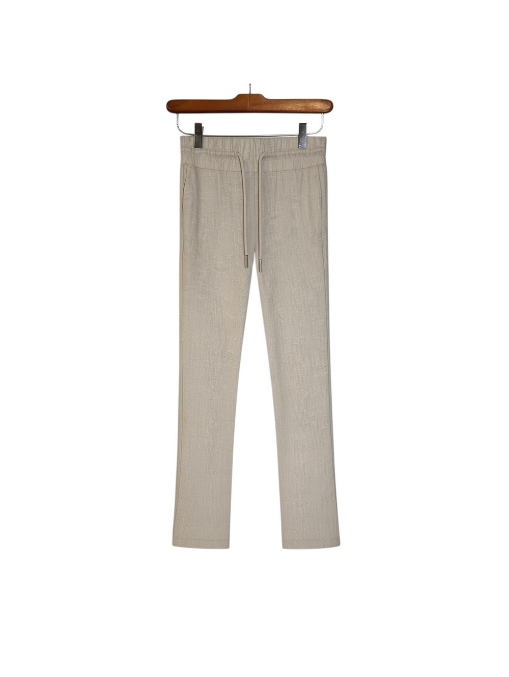 Quince Women's 100% Linen Beige Drawstring Pants XS